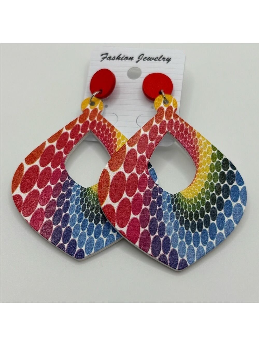 Colorful Teardrop Earrings